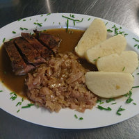 Gulasch im Gasthof "Zur Sägemühle"